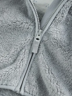 Next Gris - Veste zippée en polaire bébé