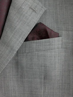 Next Gris - Vestes de Costume Nova Fides Signatures Coupe classique en laine italienne 100%