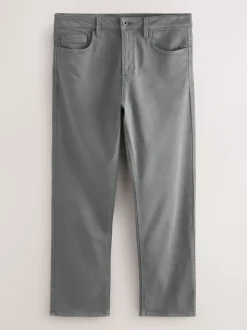 Next Gris anthracite - - Jeans stretch de confort Ajustement droit Online