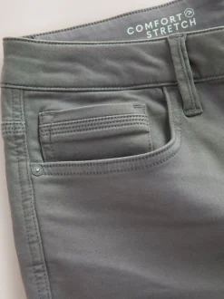 Next Gris anthracite - - Jeans stretch de confort Ajustement droit Online