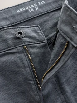 Next - Jeansextensible classique coupe fuselée régulière Gris anthracite Discount