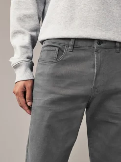 Next - Slim Fit (Slim Fit) - Jeans stretch de confort Gris anthracite Online