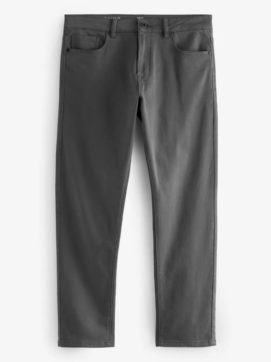 Next - Slim Fit (Slim Fit) - Jeans stretch de confort Gris anthracite Online