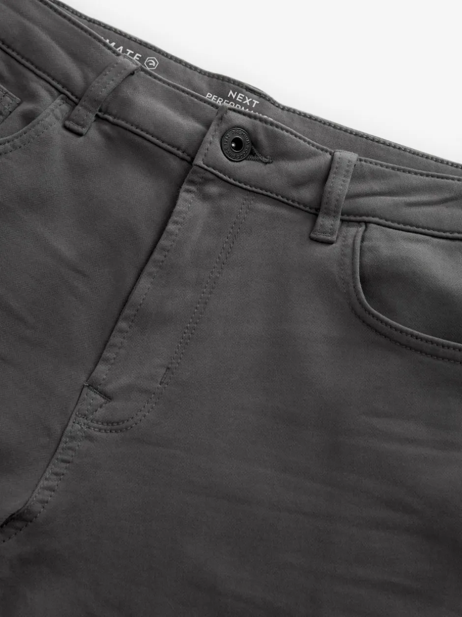 Next - Slim Fit (Slim Fit) - Jeans stretch de confort Gris anthracite Online