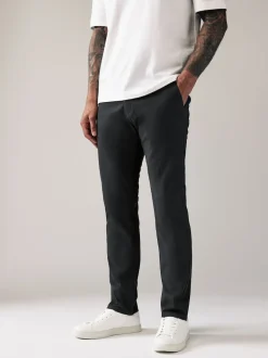 Next - Slim Fit (Slim Fit) - Pantalon chino stretch Gris anthracite Hot