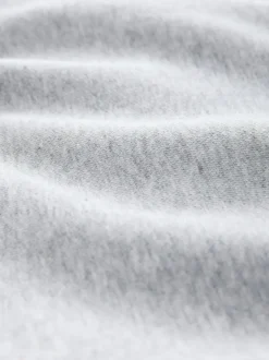 Next Gris chiné/bleu marine - Lot de 2 pantalons de jogging épais à dos brosse droit Sale