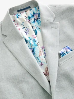 Next Gris clair - - Veste de costume stretch Motionflex Ajustement régulier Hot