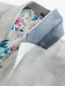 Next Gris clair - - Veste de costume stretch Motionflex Ajustement régulier Hot