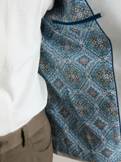 Next Gris clair - Ajustement régulier - Blazer Linen Blend New