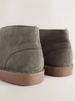 Next - Bottes de désert de Suede Gris clair Sale