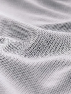 Next - Chemise à manches longues élégante à carreaux 100% coton Gris clair Discount