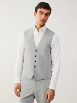 Next Gris clair - Gilet extensible Motionflex à coupe régulière Best