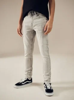 Next - Jeans extensibles (3-17yrs) Gris clair Clearance