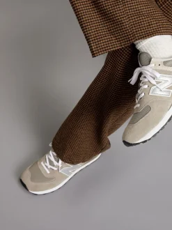 New Balance - Mens 574 Trainers Gris clair Best