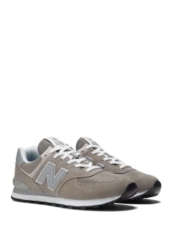 New Balance - Mens 574 Trainers Gris clair Best