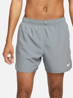 Nike - short de course Dri-FIT Challenger 5 pouces doublé Gris clair Discount