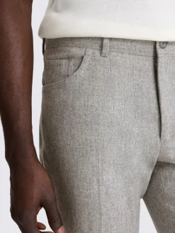 MOSS Gris clair - Pantalon à 5 poches Sale