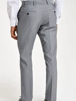 Next - Slim Fit (Slim Fit) - Pantalon intelligent stretch Gris clair Outlet