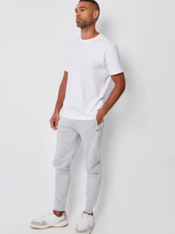 Threadbare - Cotton Blend Joggers Gris clair Online