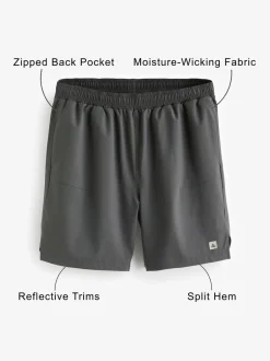Next Gris d'ardoise - 7 Inch - Short de sport Active Gym