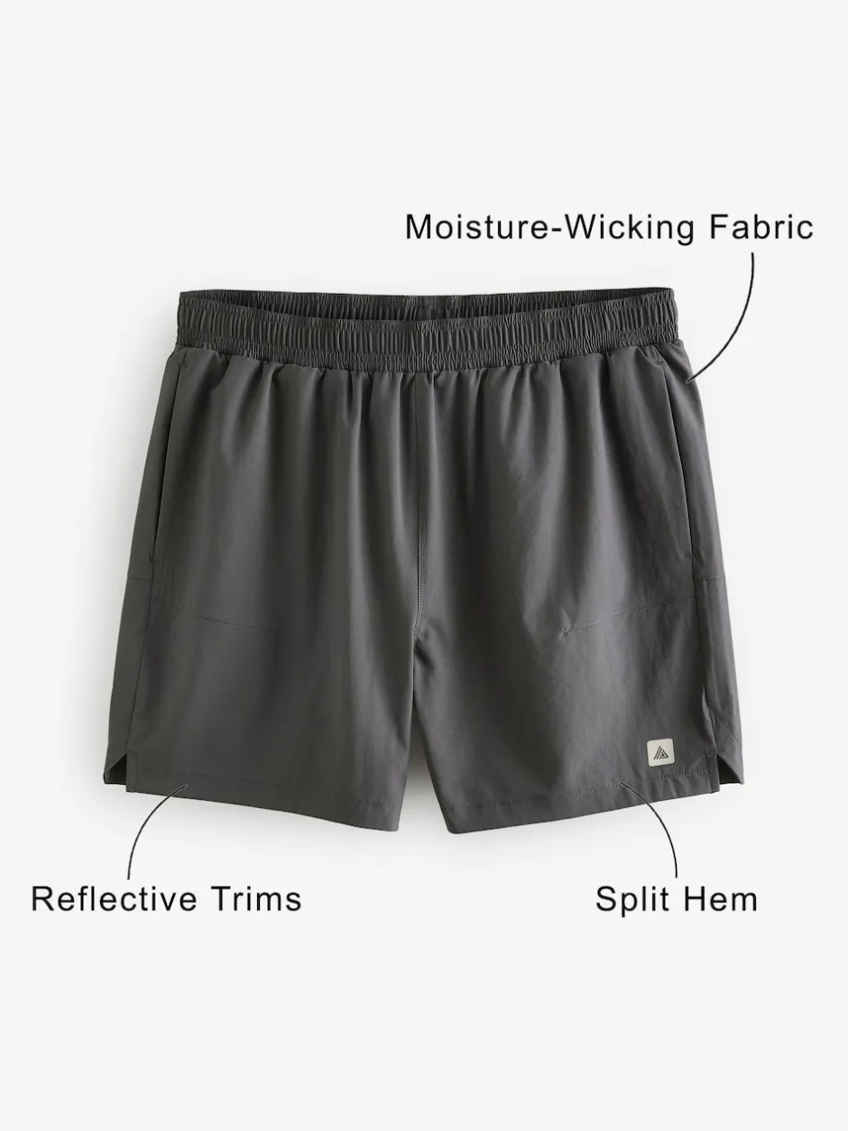 Next Gris d'ardoise - 5 Inch - Short de sport Active Gym New