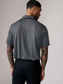 Next - Polos d’entraînement en maille Active Golf Gris d'ardoise Clearance