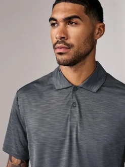 Next - Polos d’entraînement en maille Active Golf Gris d'ardoise Clearance