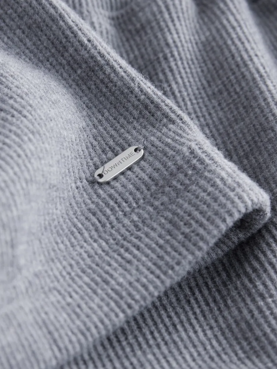 Next - Pyjama à manches longues Cosy Waffle Gris d'ardoise Hot