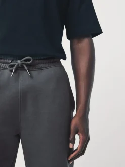 Next Gris d'ardoise - Slim Fit (Slim Fit) - Pantalon de Joggings en coupe ajustée à dos brosse Sale