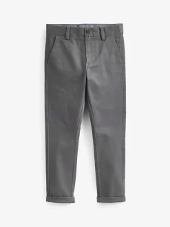 Next - Pantalon chino extensible (3-17ans) Gris de charbon de bois Hot