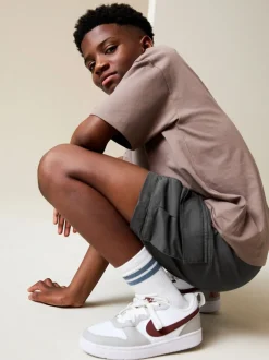 Next Gris de charbon de bois - Short cargo (3-16ans) Clearance