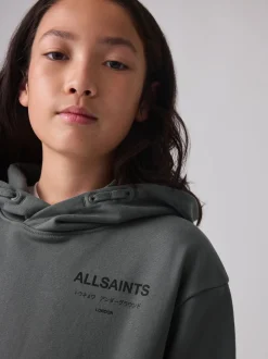 smALLSAINTS - Oversized Underground Pullover Sweat-shirt à capuche Gris de charbon de bois Discount