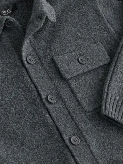 Next Gris de charbon de bois - Cardigan en maille (3-16ans) Discount