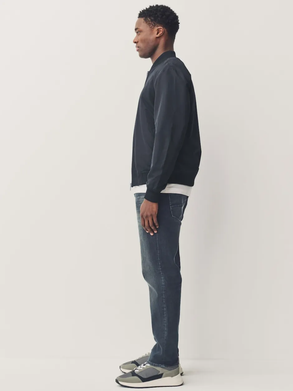 Next - Slim Fit (Slim Fit) - extensible Denim Jeans Gris de charbon de bois Sale