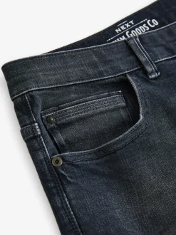 Next - Slim Fit (Slim Fit) - extensible Denim Jeans Gris de charbon de bois Sale
