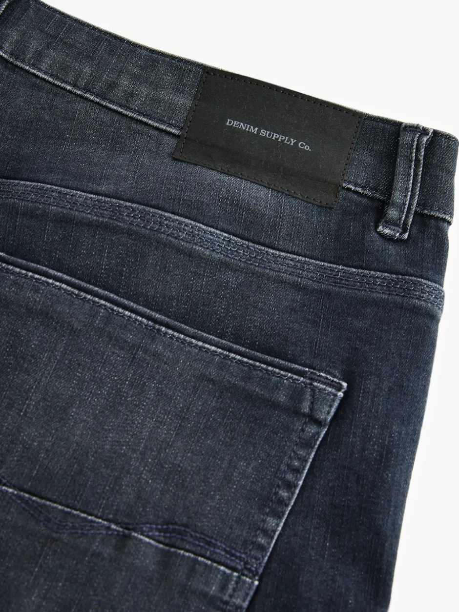 Next - Slim Fit (Slim Fit) - extensible Denim Jeans Gris de charbon de bois Sale