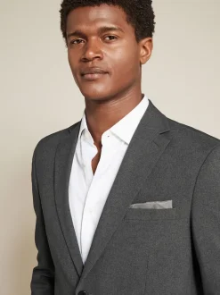 Next Gris de charbon de bois - Ajustement régulier - Veste de costume Essential New