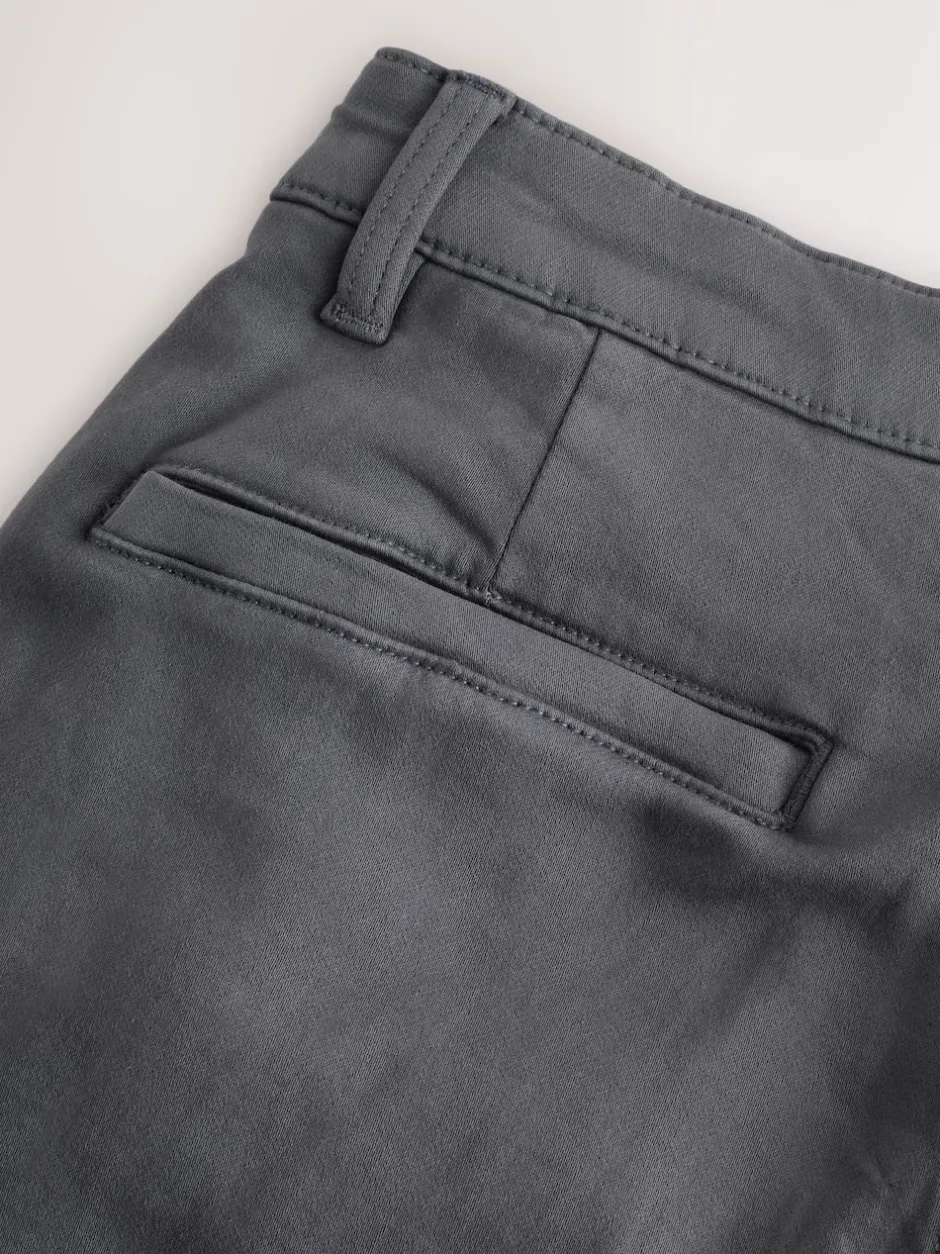 Next Gris de charbon de bois - Pantalon cargo coupe ajustée Motionflex stretch Clearance