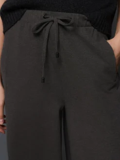 Next Gris de charbon de bois - Joggings à jambe large en jersey Outlet