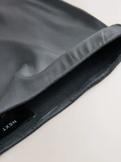 Next - Jupe Midi Satin Gris de charbon de bois Hot