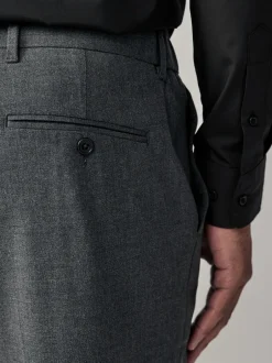 Next Gris de charbon de bois - Moulant - Pantalons extensibles à taille élastiquée Motionflex Sale