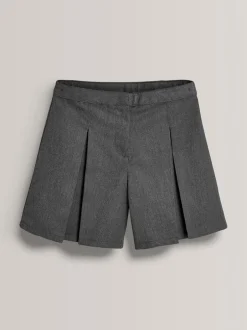 Next Gris de charbon de bois - School Skort (3-16 ans) Outlet