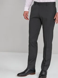 Next - Slim Fit (Slim Fit) - Pantalon intelligent stretch Gris de charbon de bois Discount