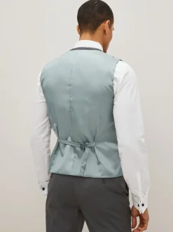 Next Gris de charbon de bois - Gilet à coupe régulière Sale