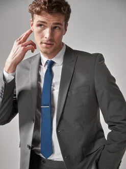 Next Gris de charbon de bois - - Veste de costume à deux boutons Coupe sur mesure