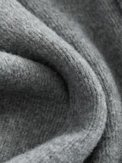 Next Gris de charbon de bois - Pantalon ample en maille côtelée super doux Hot