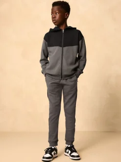 Next Gris de charbon de bois - Ensemble sweats à capuche et joggings Vêtements de sport Sale