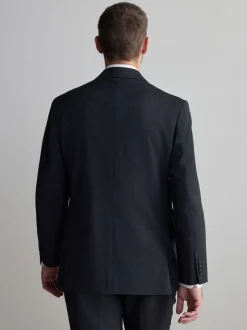 Next Gris de charbon de bois - Vestes de Costume Nova Fides Signatures Coupe classique en laine italienne 100% Outlet