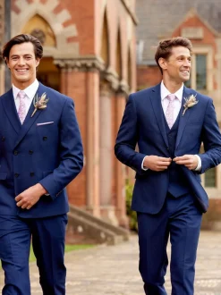 Skopes - Modèle droit - Harcourt Single Breasted Coupe sur mesure Suit Gilet Gris foncé Online