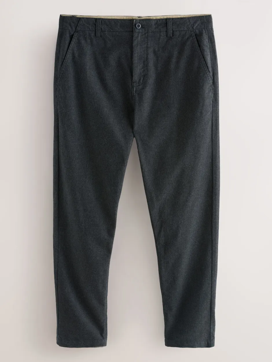 Next Gris foncé - Pantalon Heritage riche en coton Online